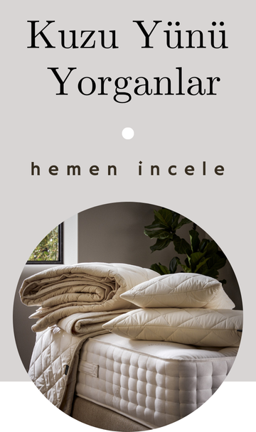 Kuzu Yünü Yorganlar