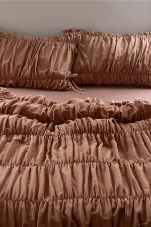 Toprak %100 Organik Pamuk Bürümcük Nevresim Takımı - Yün Evim® Natural Serisi