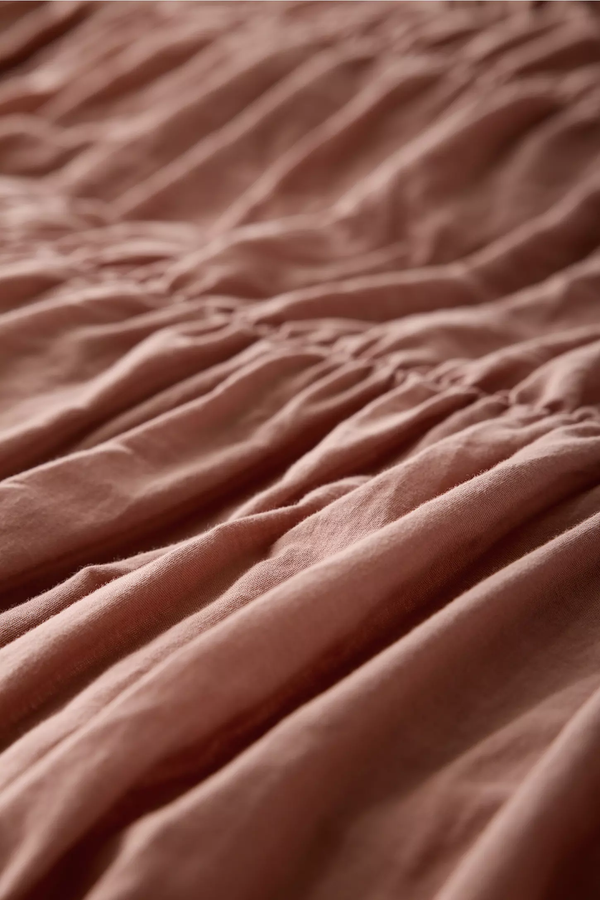 Toprak %100 Organik Pamuk Bürümcük Nevresim Takımı - Yün Evim® Natural Serisi