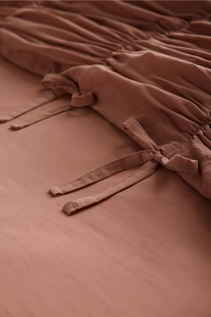 Toprak %100 Organik Pamuk Bürümcük Nevresim Takımı - Yün Evim® Natural Serisi