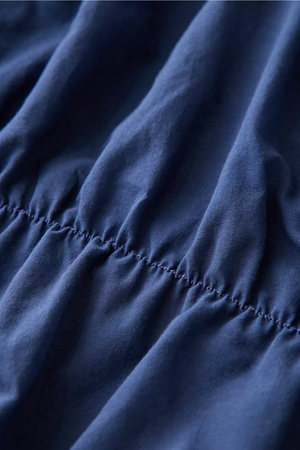 Lacivert %100 Organik Pamuk Bürümcük Nevresim Takımı - Yün Evim® Natural Serisi