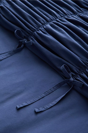 Lacivert %100 Organik Pamuk Bürümcük Nevresim Takımı - Yün Evim® Natural Serisi