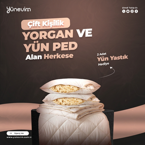 Çift Kişilik Yatak Seti İndirimi (+2 Adet Yastık Hediye)