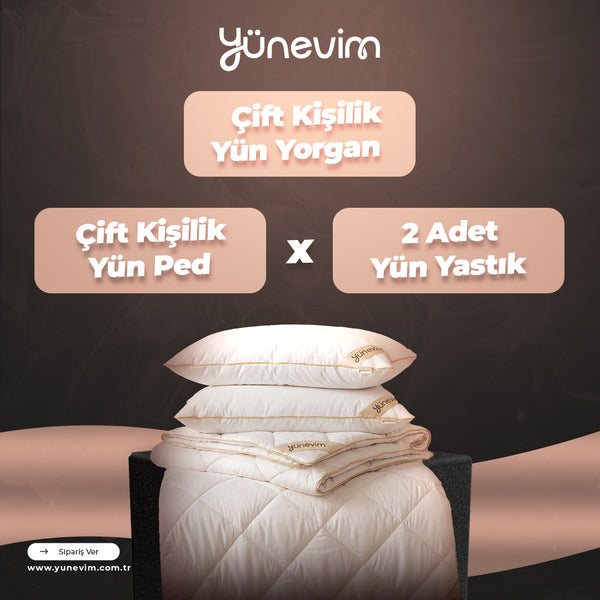 Çift Kişilik Yatak Seti İndirimi (+2 Adet Yastık Hediye)