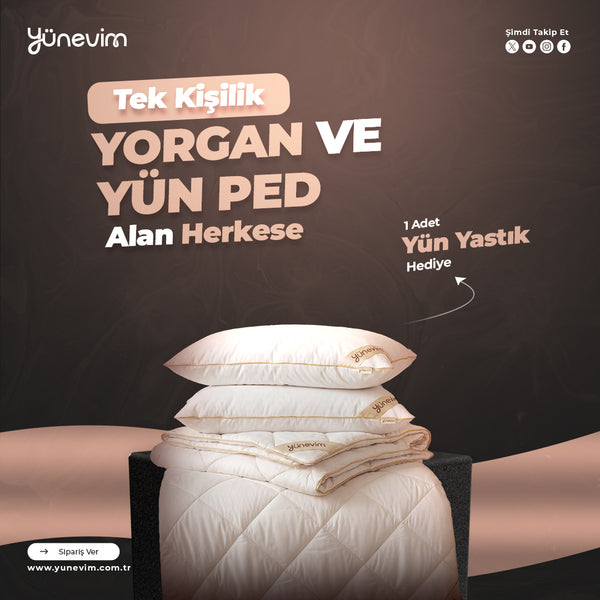 Tek Kişilik Yatak Seti İndirimi (+1 Adet Yastık Hediye)