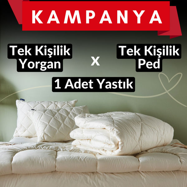 Tek Kişilik Yatak Seti İndirimi (+1 Adet Yastık Hediye)