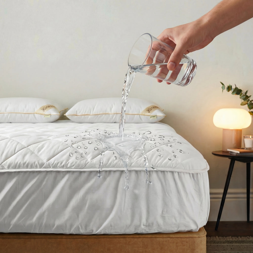 100x200 Sıvı Geçirmez Merinos Kuzu Yünü Fitted Alez (2 KG)