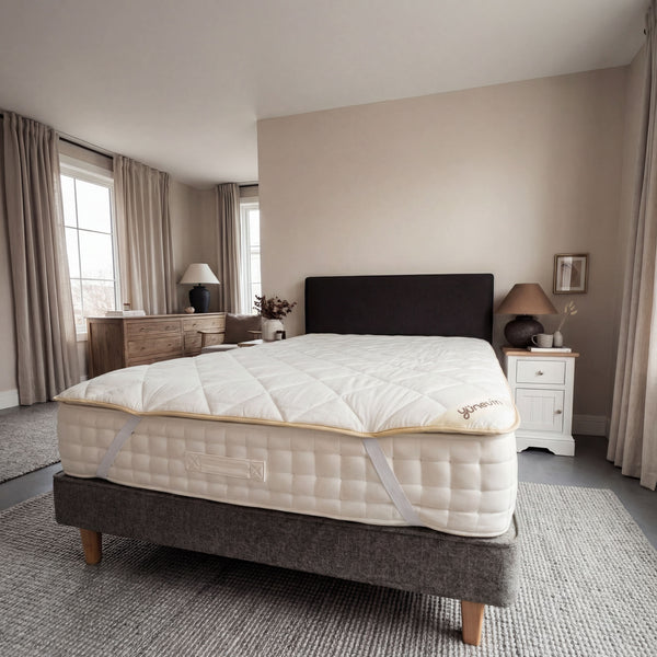 140x200 Yün Yatak Pedi  2,5 KG Merinos Kuzu Yünü