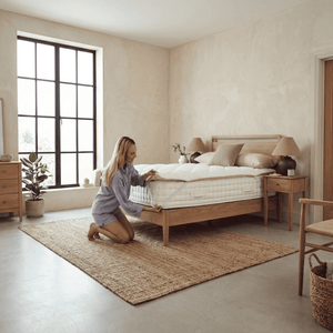 140x200 Yün Yatak Pedi  2,5 KG Merinos Kuzu Yünü