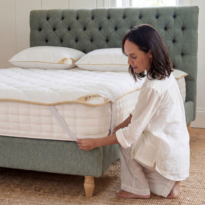 140x200 Yün Yatak Pedi  2,5 KG Merinos Kuzu Yünü