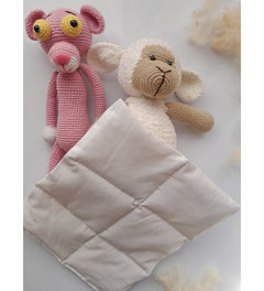 Yıkanmamış Koyun Yünü Dolgulu Bebek Sırt-karın-göğüs Bezi (25CM*30CM 1-3 YAŞ ARASI)